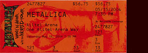 Live Metallica || 5/15/2004 - Alltel Arena, Little Rock, AR  