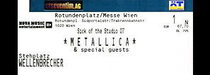 Live Metallica || 7/5/2007 - Rotundenplatz, Vienna, AUT 