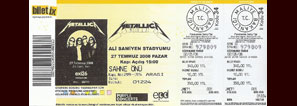 Live Metallica || 7/27/2008 - Ali Sami Yen Stadium, Istanbul, TUR 