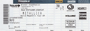 Live Metallica || 5/14/2009 - Stadthalle, Vienna, AUT 