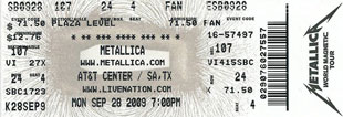 Live Metallica || 9/28/2009 - AT&T Center, San Antonio, TX 