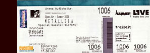 Live Metallica || 6/10/2004 - Arena Auf Schalke, Gelsenkirchen, GER 