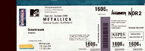 Live Metallica || 6/16/2004 - Weserstadion, Bremen, GER 