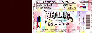 Live Metallica || 6/21/2004 - Ajax Arena, Amsterdam, HOL 
