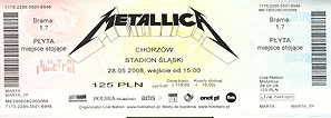 Live Metallica || 5/28/2008 - Slaski Stadium, Chorzow, POL 