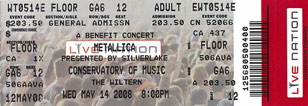 Live Metallica || 5/14/2008 - Wiltern Theatre, Los Angeles, CA 