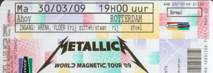 Live Metallica || 3/30/2009 - Ahoy, Rotterdam, HOL 