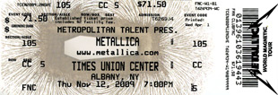 Live Metallica || 11/12/2009 - Times Union Center, Albany, NY 