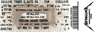 Live Metallica || 11/14/2009 - Madison Square Garden, New York, NY 